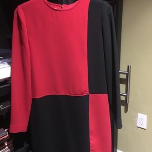Red and Black dress
